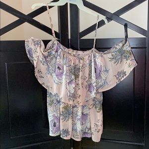 Lily White Floral Top